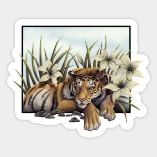 Tiger Lilies Sticker